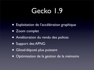 Les nouveautés de Firefox 3