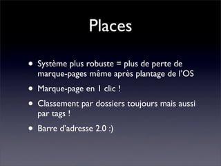 Les nouveautés de Firefox 3