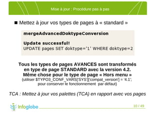 Les nouveautés de TYPO3 4.2