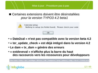 Les nouveautés de TYPO3 4.2