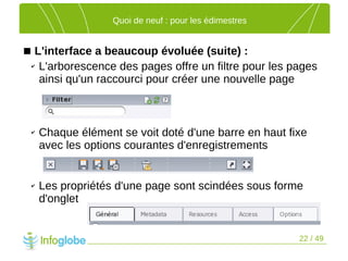 Les nouveautés de TYPO3 4.2