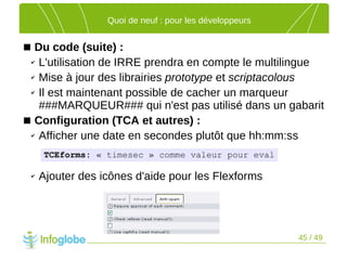 Les nouveautés de TYPO3 4.2