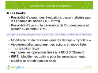 Les nouveautés de TYPO3 4.2