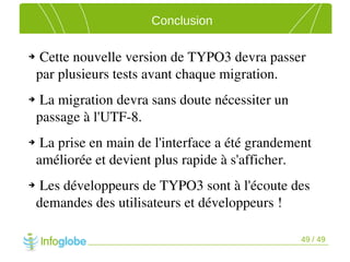 Les nouveautés de TYPO3 4.2