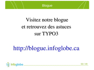 Les nouveautés de TYPO3 4.2