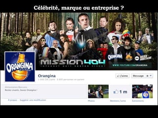 Célébrité, marque ou entreprise ?
 
