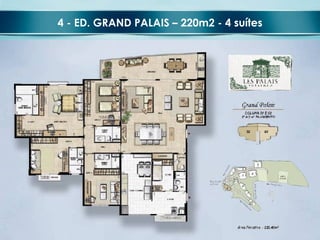 4 - ED. GRAND PALAIS – 220m2 - 4 suítes 