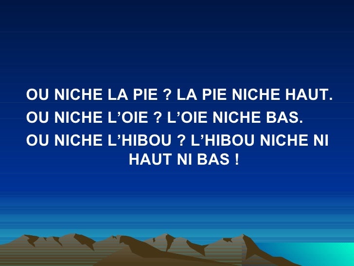 Les phrases inprononçables Les phrases inprononçables