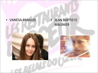 JEAN BAPTISTE MAUNIER VANESA PARADIS 