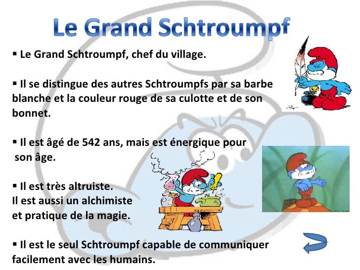 les schtroumpfs presentation