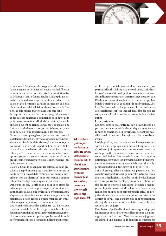 Stock options ifrs
