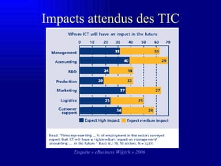 Impacts attendus des TIC Enquête « eBusiness W@tch » 2006 