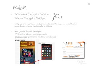 Les Widgets et leurs applications marketing