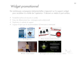 Les Widgets et leurs applications marketing