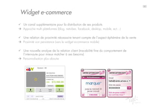 Les Widgets et leurs applications marketing
