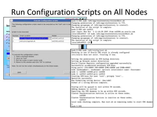 Run Configuration Scripts on All Nodes
 