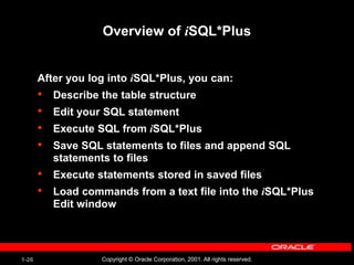 Les01 Writing BAsic SQL SELECT Statement.ppt
