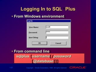 Les01 Writing Basic Sql Statements | PPTX