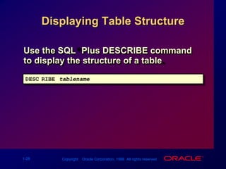Les01 Writing Basic Sql Statements | PPTX