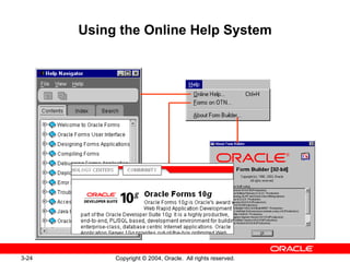 Using the Online Help System 
