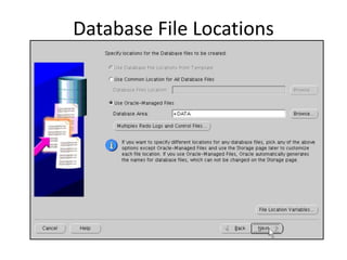 Database File Locations
 