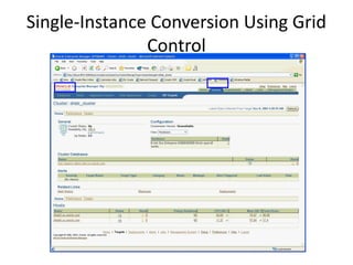 Single-Instance Conversion Using Grid
Control
 
