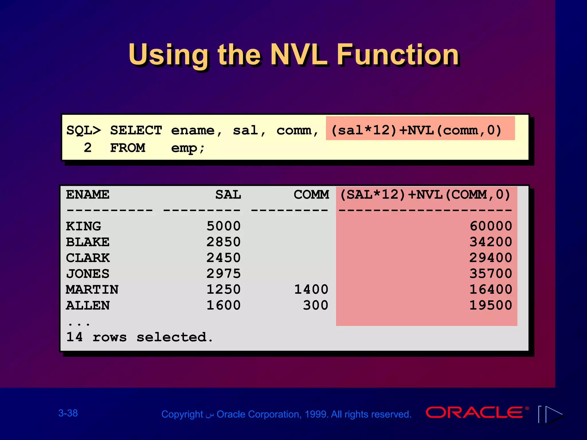 Les03[1] Single-Row Functions | PPT