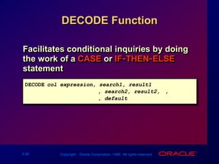 RR Date FormatCurrent Year1995199520012001Specified Date27-OCT-9527-OCT-1727-OCT-1727-OCT-95RR Format1995201720171995YY Format1995191720172095If the specified two-digit year is:0–4950–99If two digits of the current year are:The return date is in the century before the current oneThe return date is in the current century0–49The return date is in the century after the current oneThe return date is in the current century50–99