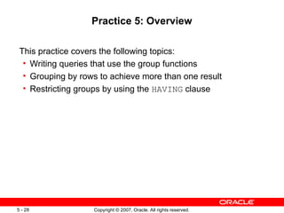 Les04- Reporting Aggregated Data Using the Group Functions.ppt