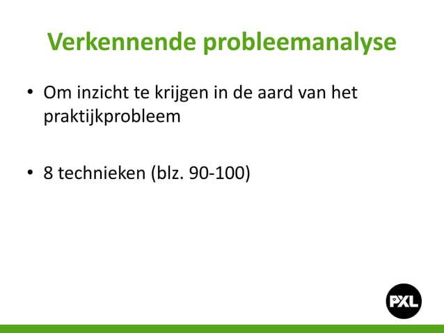 Les 1 - Praktijkonderzoek in de school | PPTX