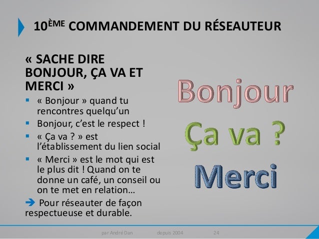 Télécharger gratuitement Images Les 10 Commandements Du Reseauteur Professionnel Par Andre Dan De actualisé salutations