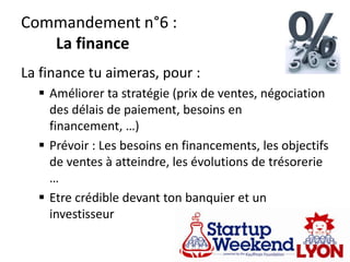 Incrémental : Sortir vite, vendre, améliorer/ajusterCommandement n°3 : Le marketingL’ opportunité business tu valideras :Etudier l’écosystème : Besoins, réponses existantes, acteurs, lois, …