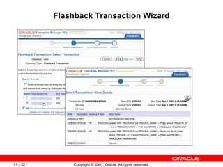 Flashback Transaction Wizard 