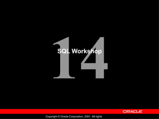 SQL Workshop 