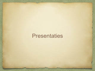 Presentaties

 
