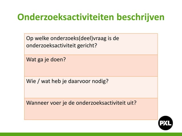 Les 2 - Praktijkonderzoek in de school | PPT