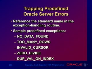Les23[1]Handling Exceptions | PPT