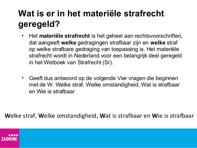 Les 2 wetboek van strafrecht algemeen