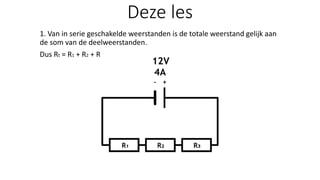 Elektronica Les 3 | PPTX