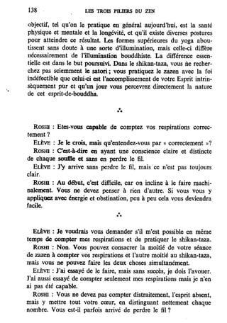 Les 3 piliers du zen de Philip Kapleau