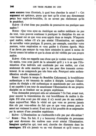 Les 3 piliers du zen de Philip Kapleau