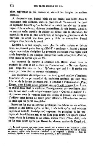 Les 3 piliers du zen de Philip Kapleau