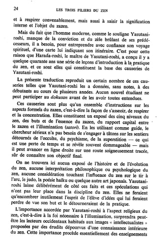 Les 3 piliers du zen de Philip Kapleau