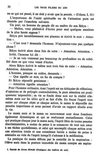 Les 3 piliers du zen de Philip Kapleau