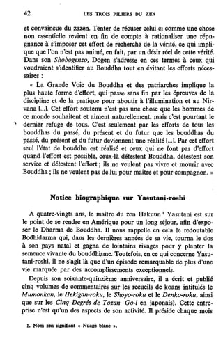 Les 3 piliers du zen de Philip Kapleau