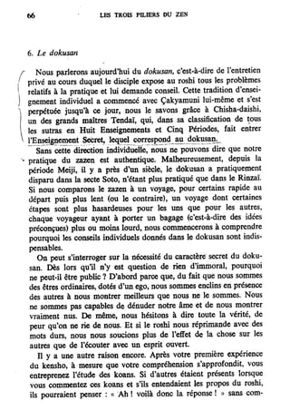 Les 3 piliers du zen de Philip Kapleau