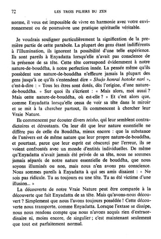 Les 3 piliers du zen de Philip Kapleau