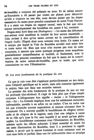 Les 3 piliers du zen de Philip Kapleau