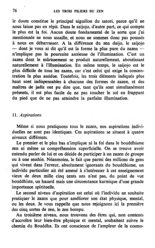 Les 3 piliers du zen de Philip Kapleau