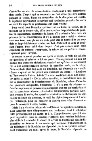 Les 3 piliers du zen de Philip Kapleau